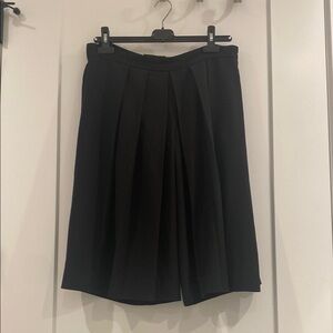 COS Black Pleated Women's Shorts